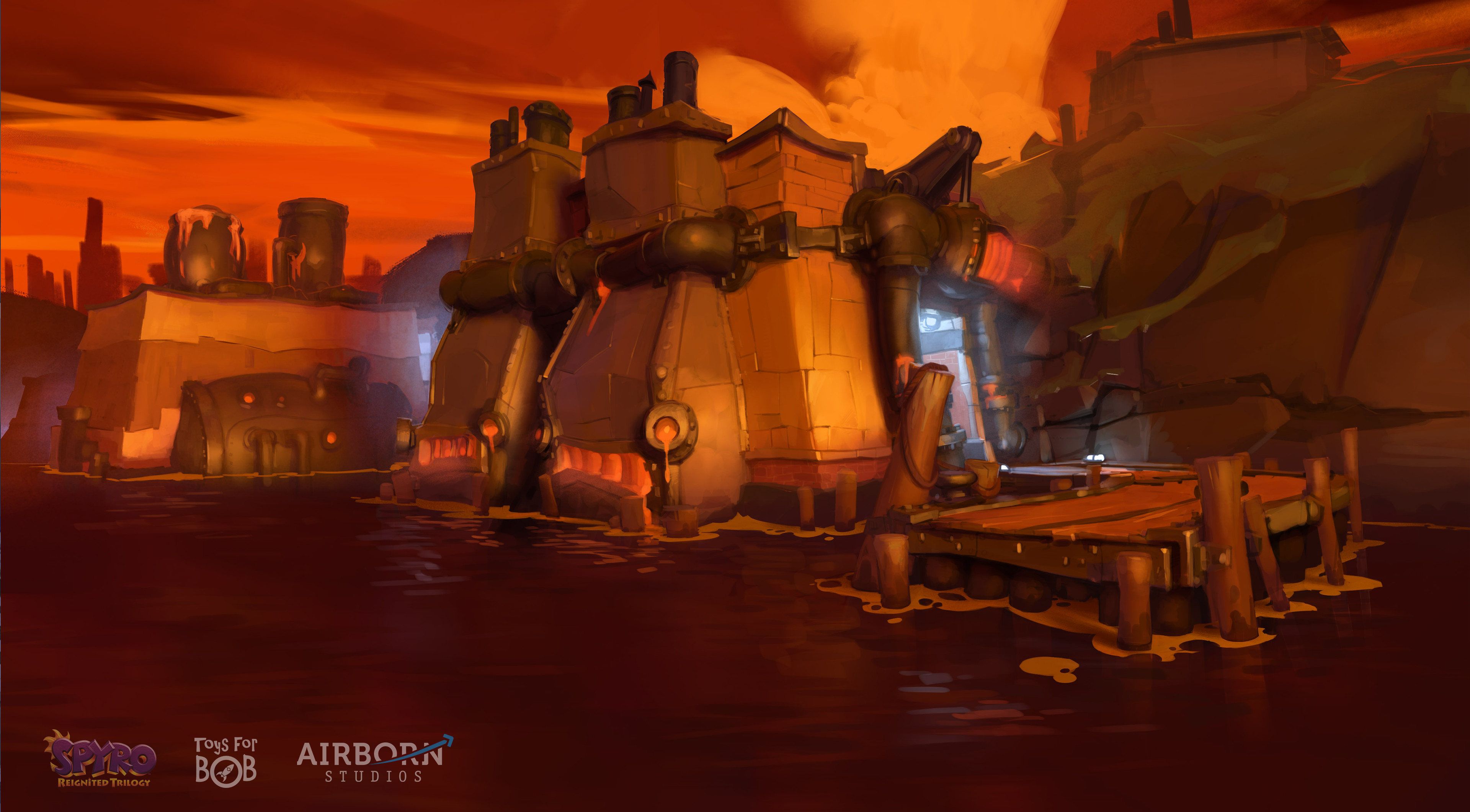 Airborn Studios - Spyro Reignited Trilogy - Twilight Harbour Concepts