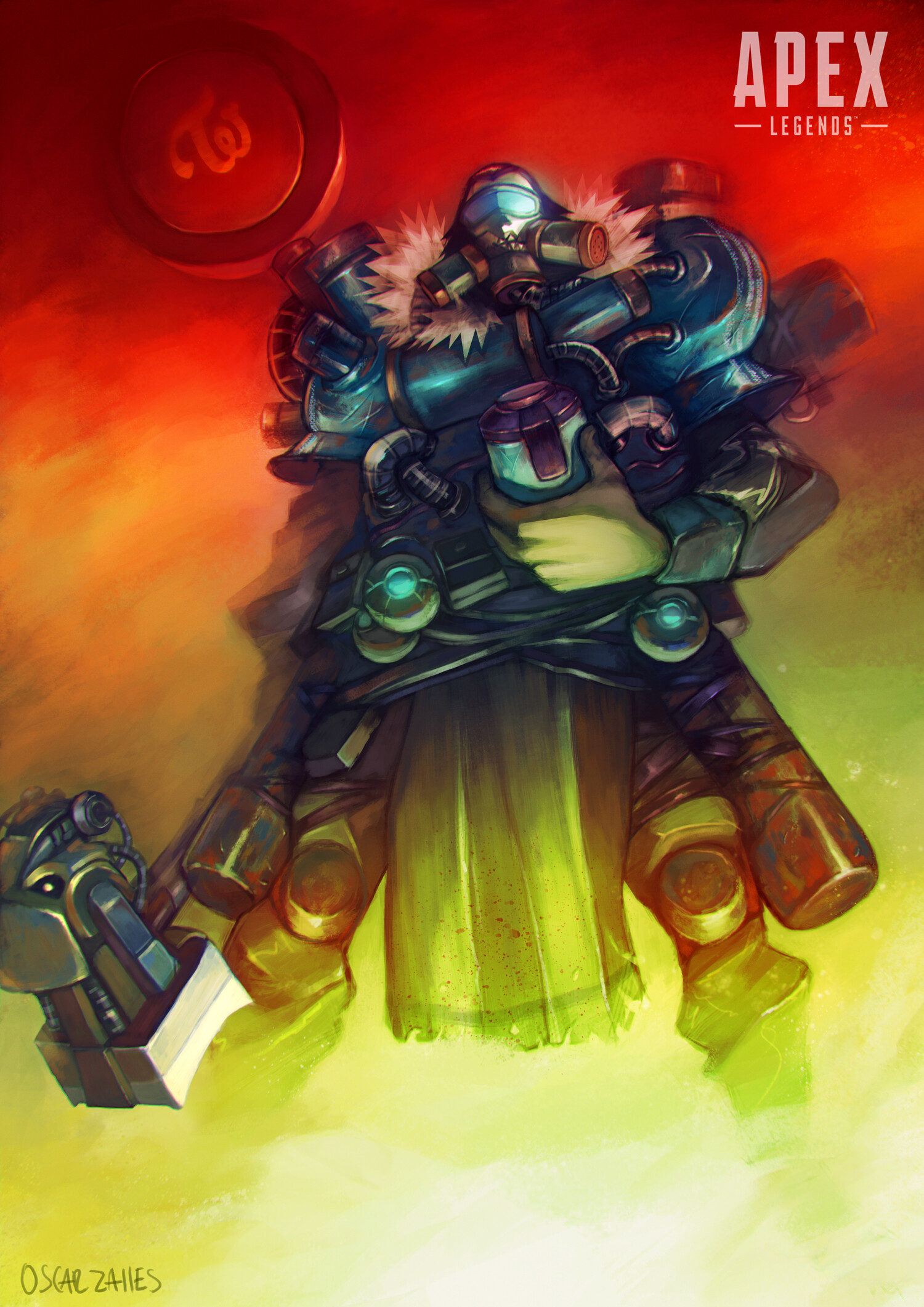 ArtStation CAUSTIC (Apex Legends)