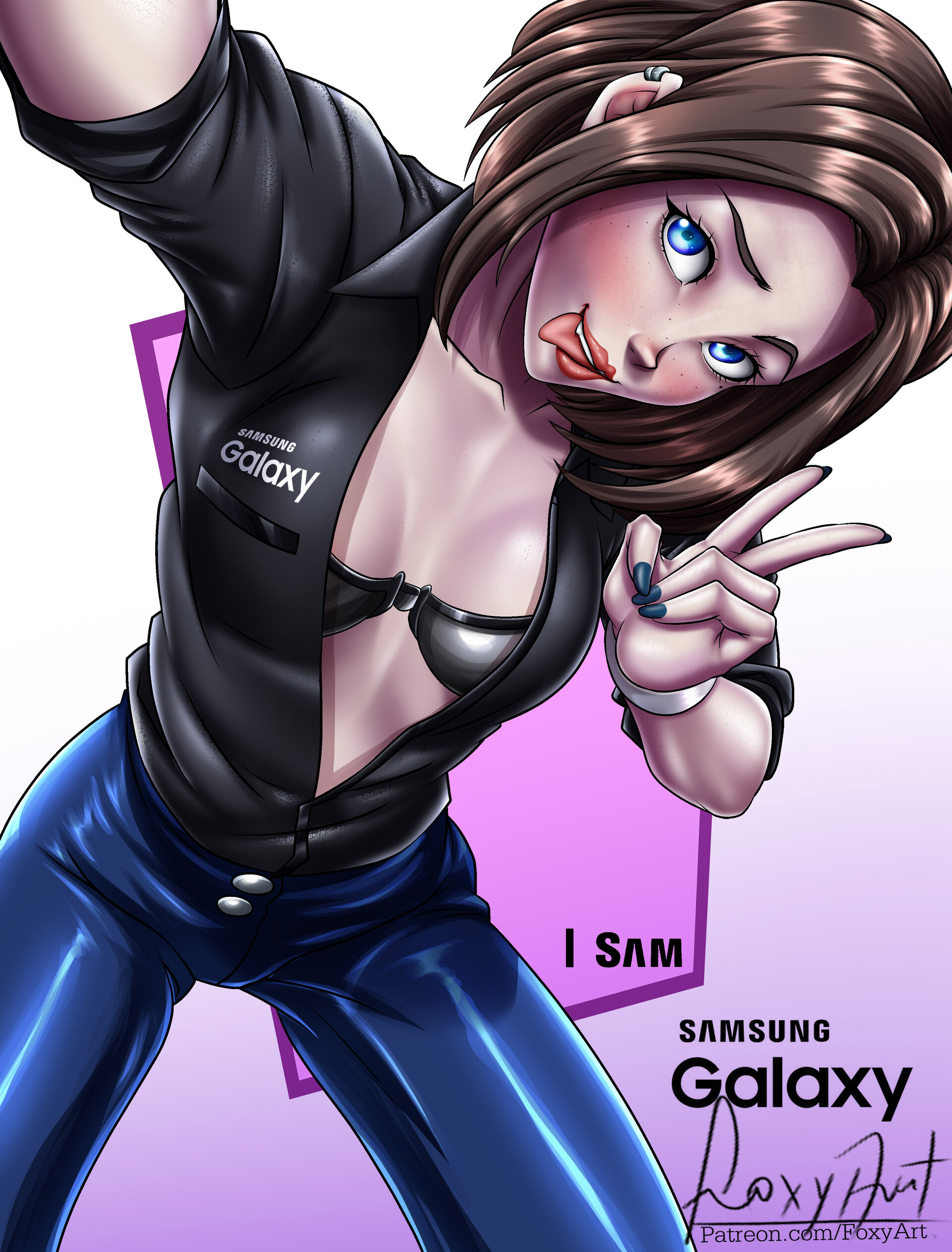 Artstation Sam Virtual Assistant Samsung Foxy Art