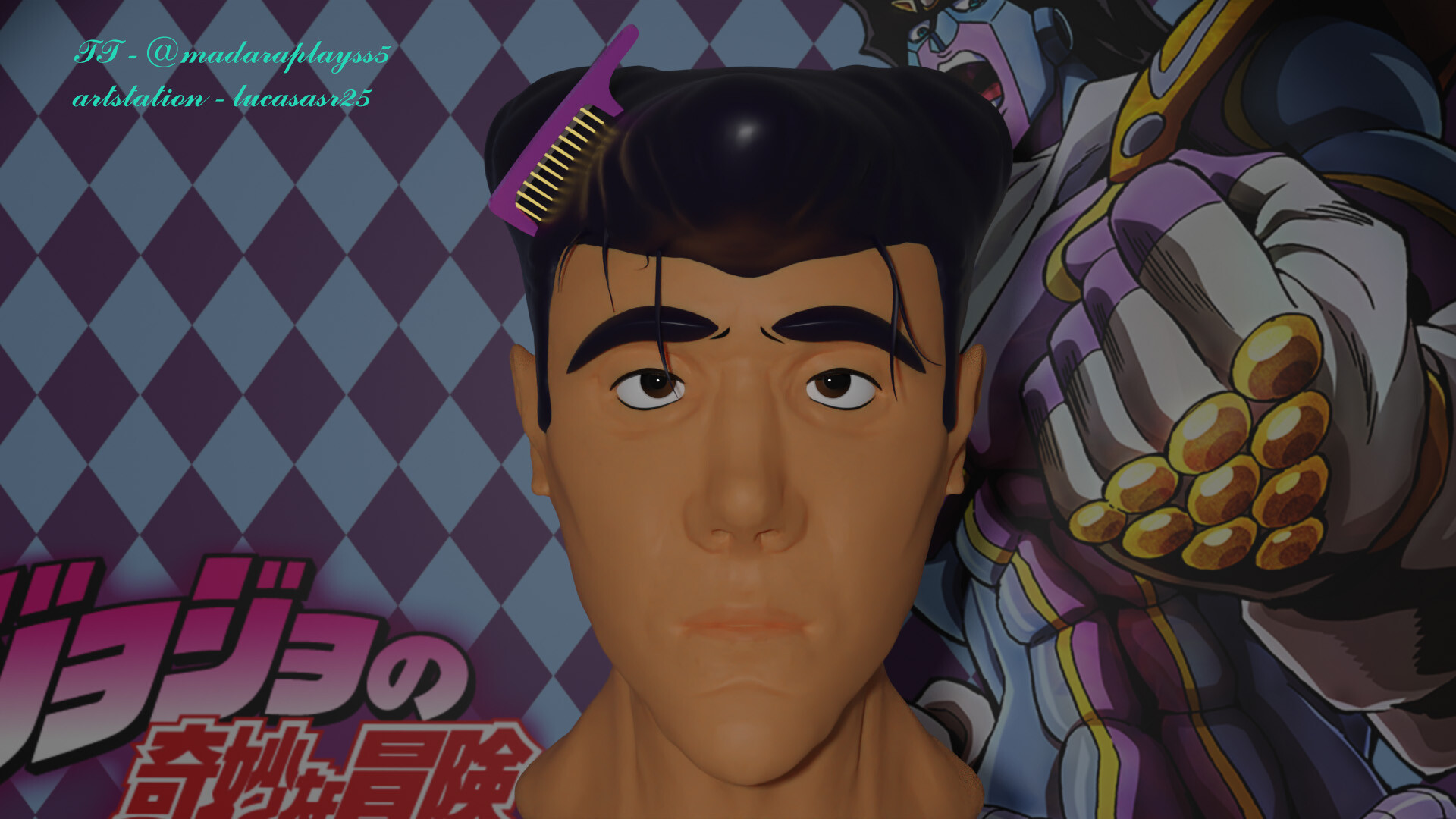 ArtStation Character Blender Jojo Bizarre adventure (inspired)