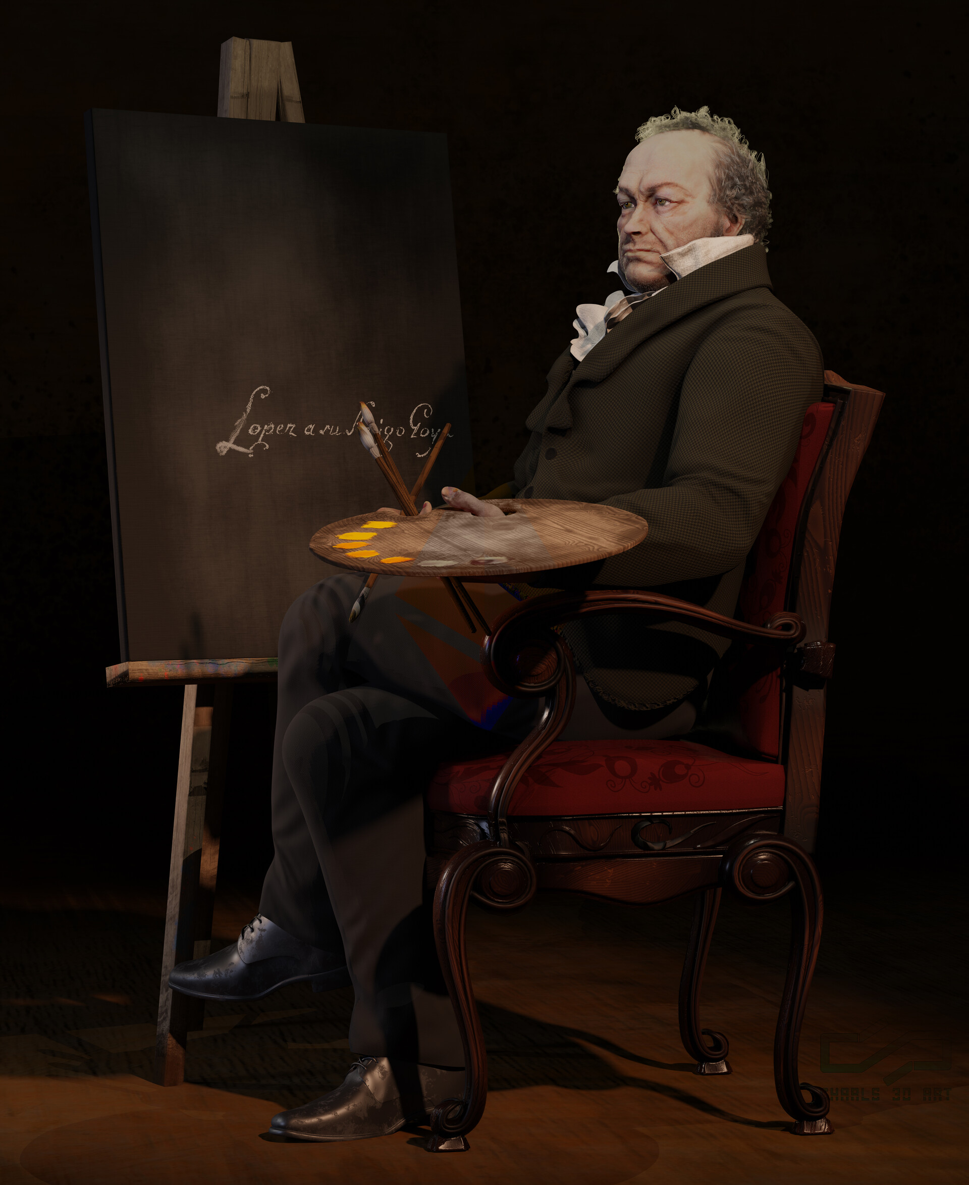 ArtStation Goya s tribute