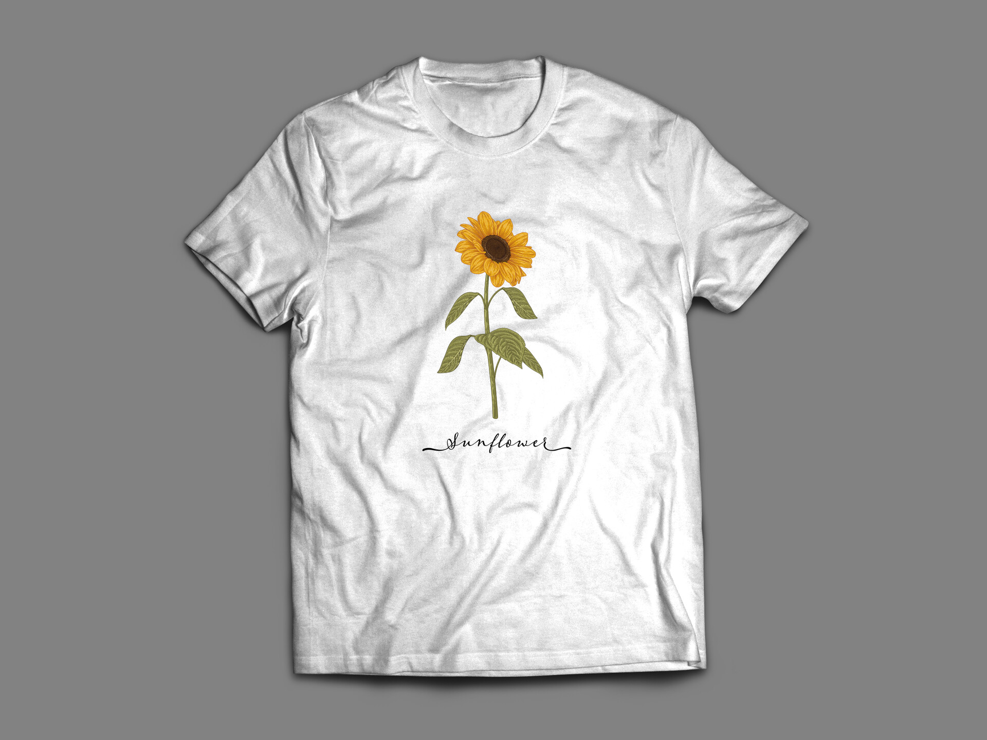 ArtStation - Tshirt Sunflower
