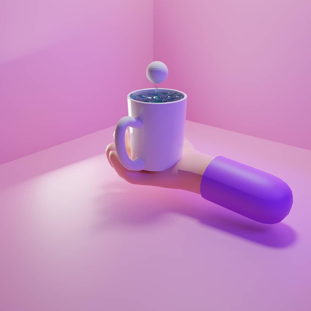 ArtStation Glass and ball