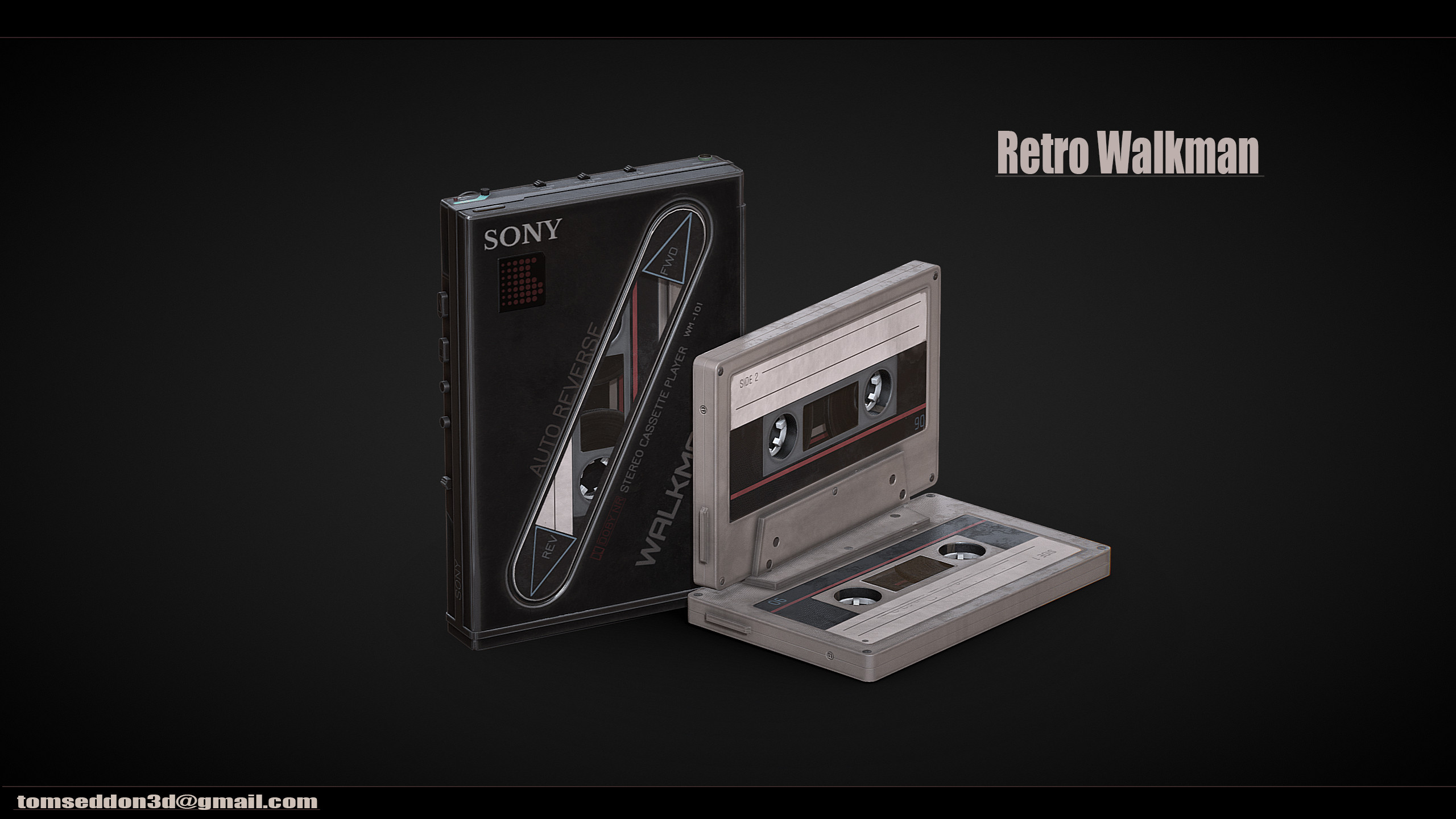 Artstation Retro Sony Walkman Tom Seddon Artstation Retro Sony Walkman Tom Seddon
