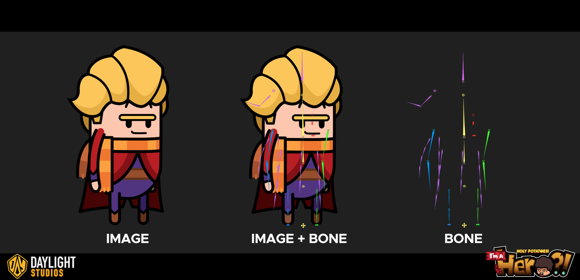 Leonard Chua - NPC, Allied Heroes - Spine 2D Animation Showcase