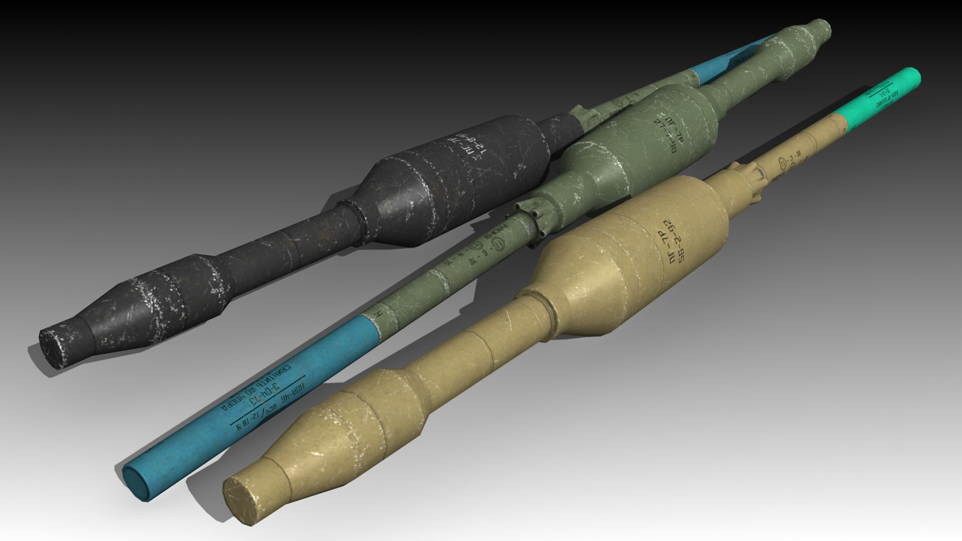 ArtStation - RPG-7 Warheads (2015)