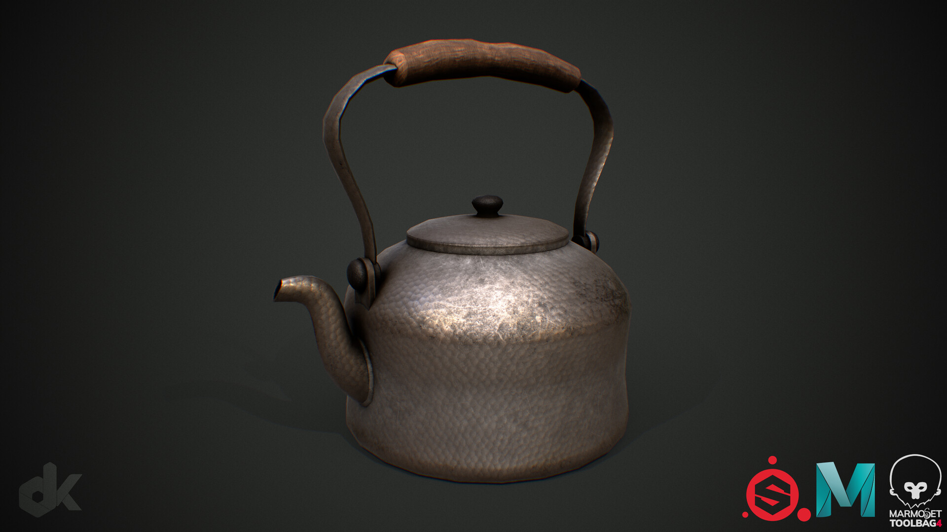 ArtStation Old Tea Kettle