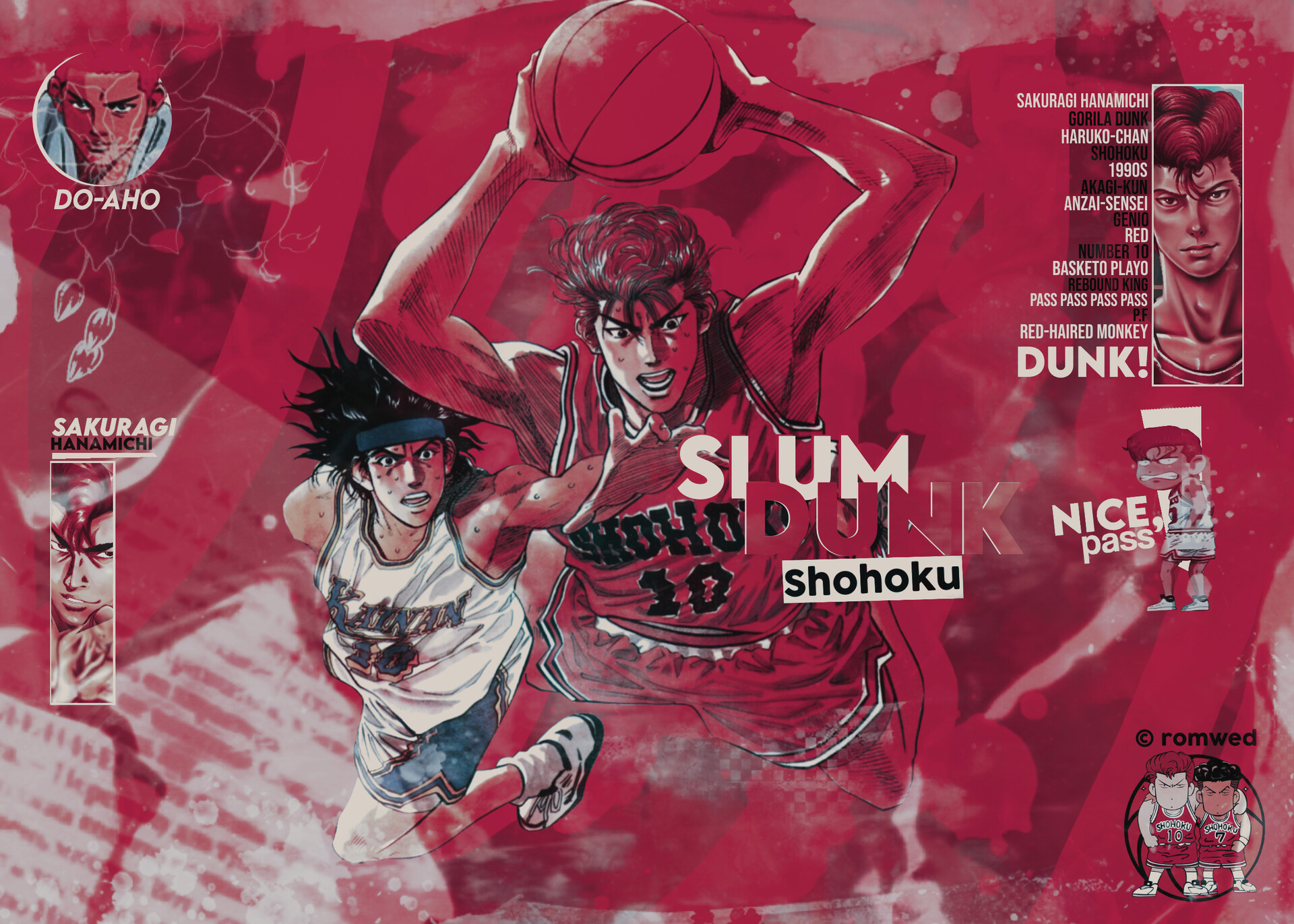 ArtStation Sakuragi Hanamichi Cover for blog Edit O2