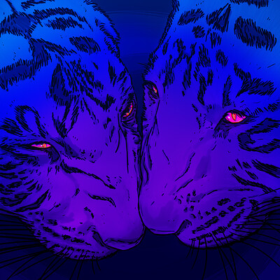 ArtStation - Tiger Love 2