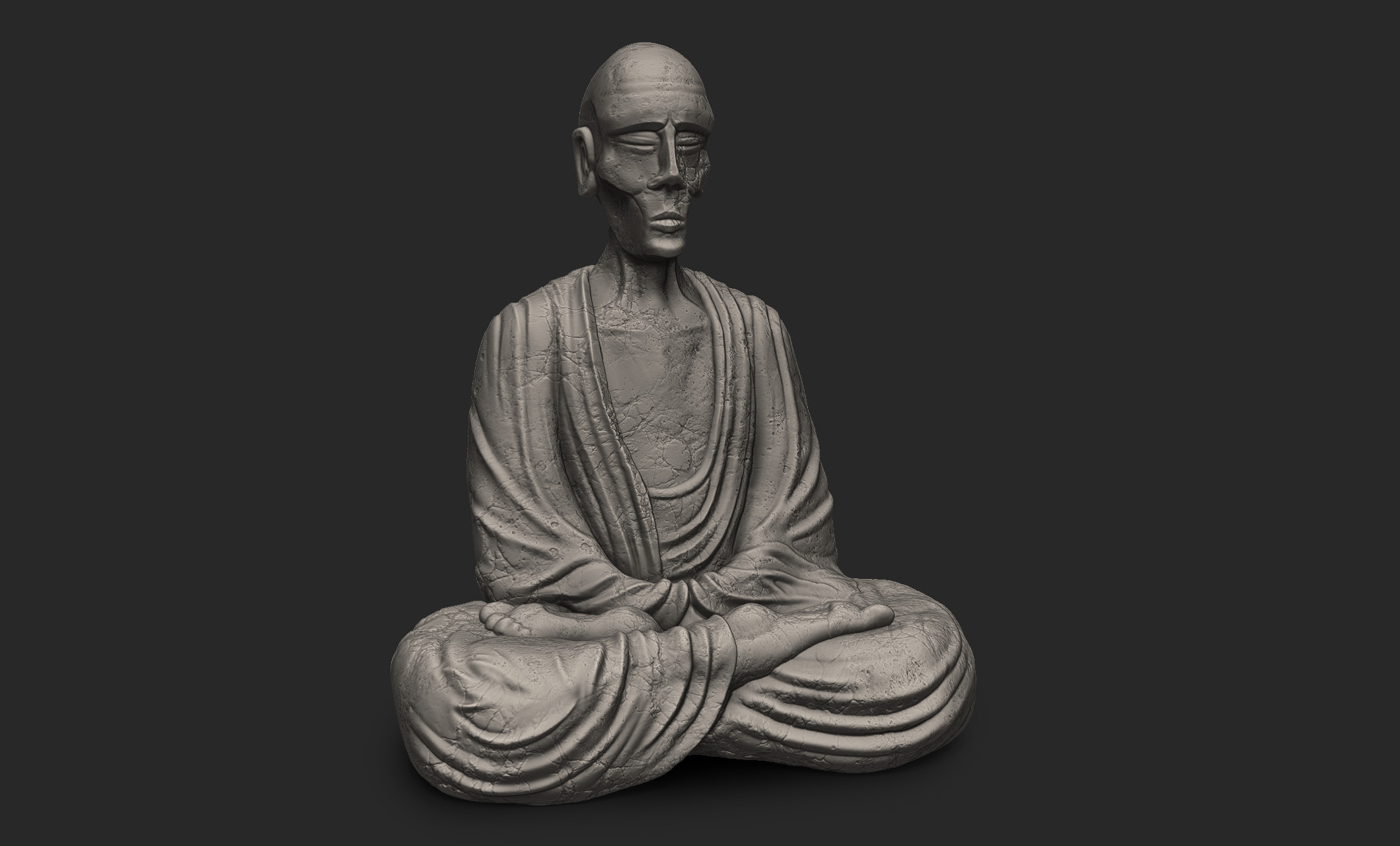zBrush sculpt for the statue