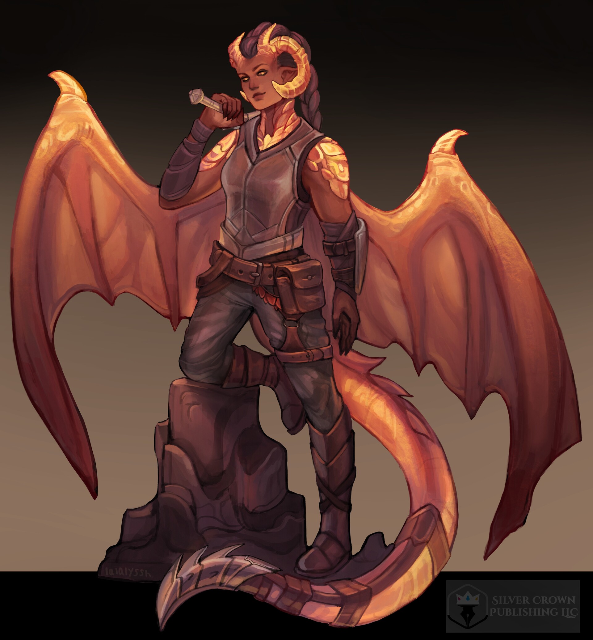 Alyssa T - Half-Dragon Race Character Concept