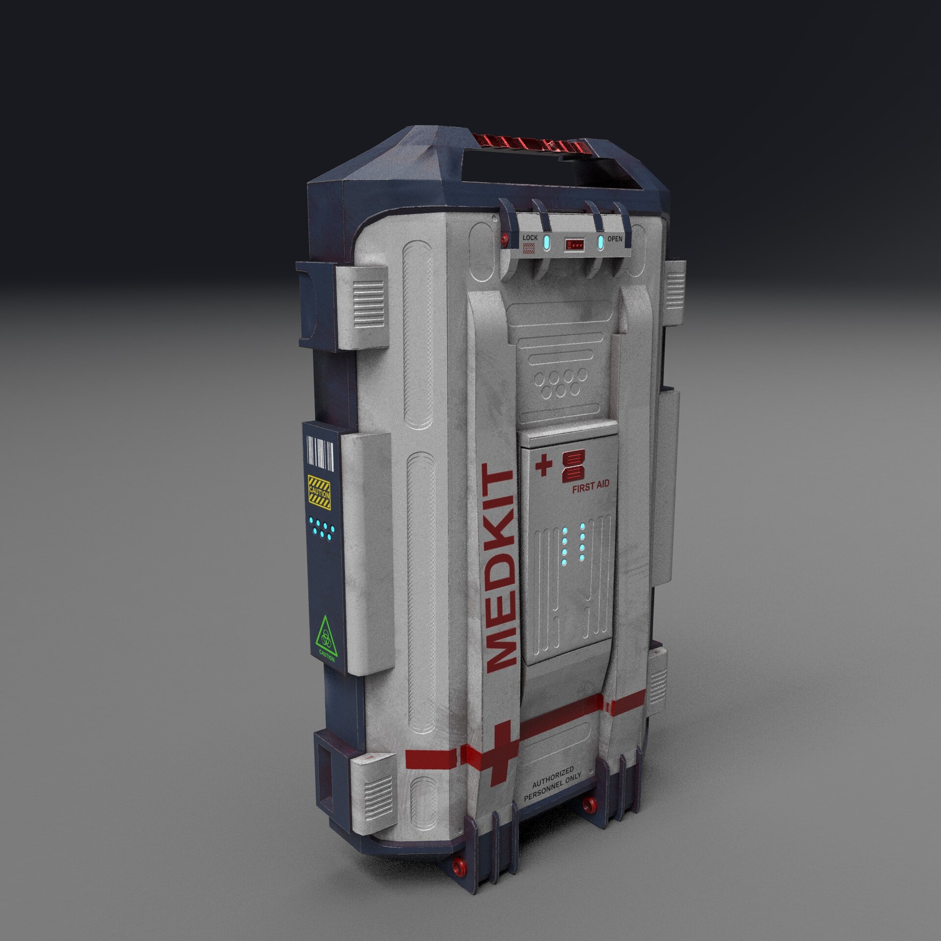 ArtStation SciFi MedKit Game Ready Asset