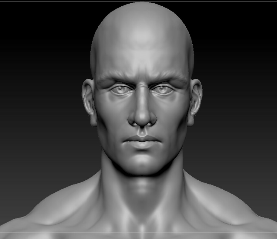 ArtStation - Base Sculpting for my character design :). Ready for it.