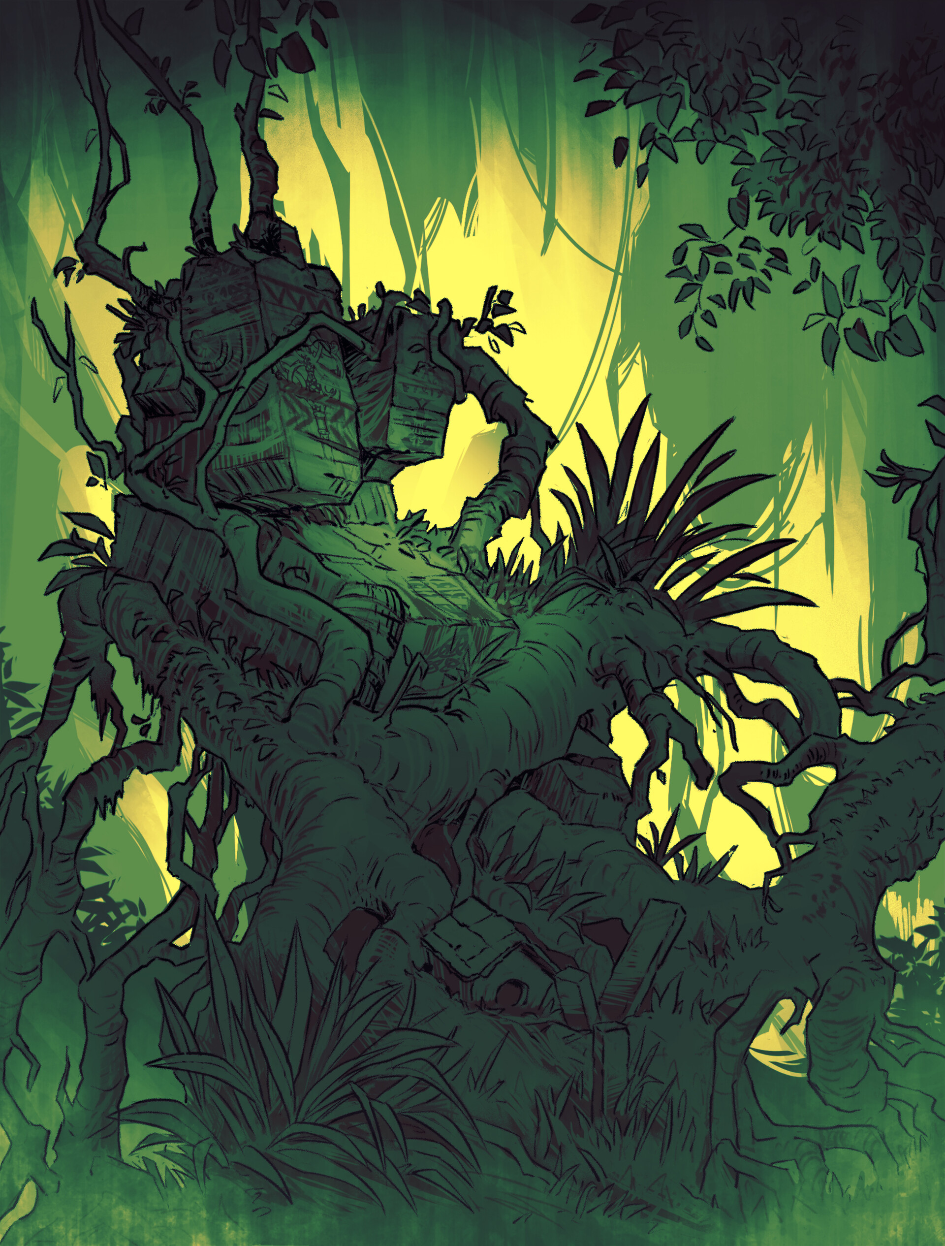 ArtStation - Into the Tropical Forest