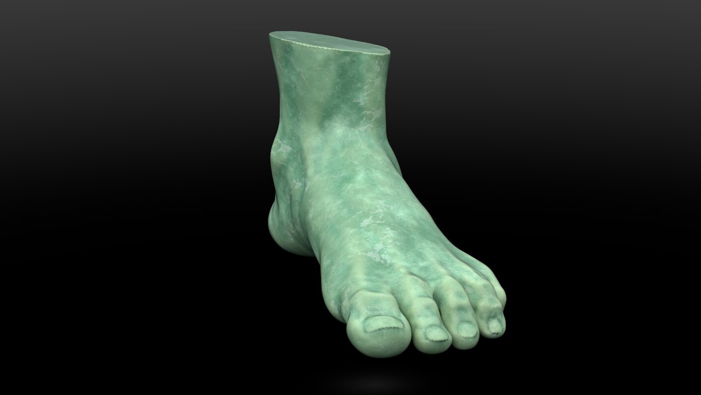 ArtStation - foot sculpture