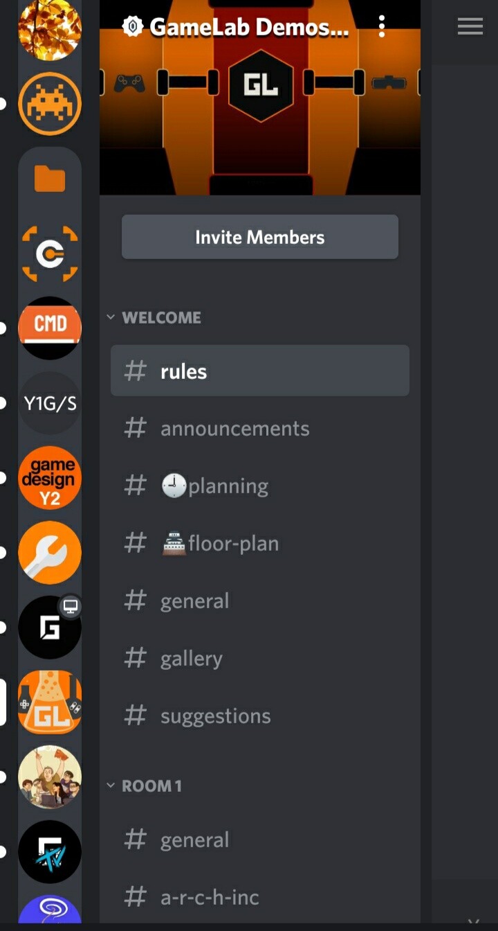 The design work is being used as banner for Hanze Game Lab Discord server