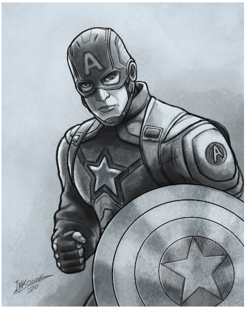 Captain America #76674 (Superheroes) – Free Printable Coloring Pages