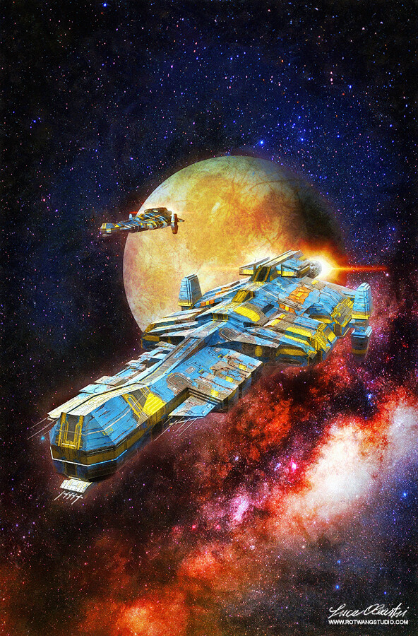 Art by Luca Oleastri, freelance illustrator, open for commissions. Prices and conditions at www.rotwangstudio.com