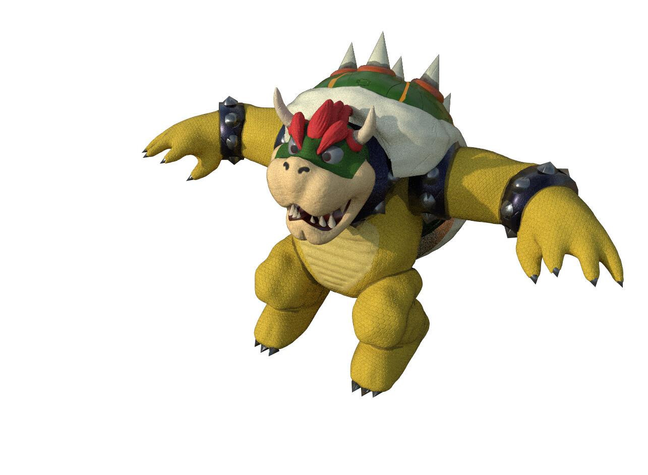 ArtStation - Bowser 64 - Modern Day Super Mario 64 Version of Bowser