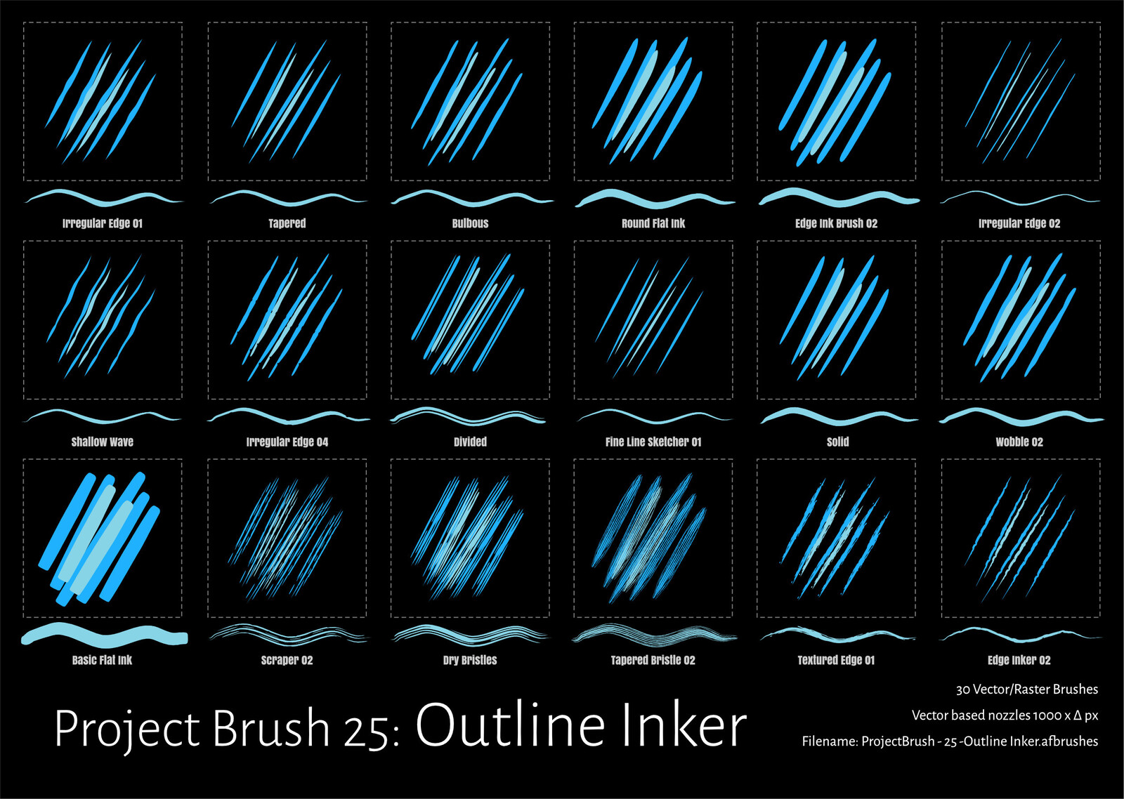 Project Brush 25: Outline Inker 01