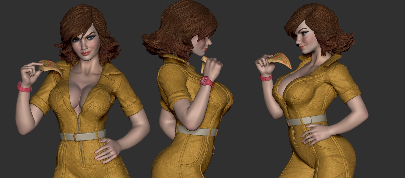 Chrystian Jungles - april o'neil final statue