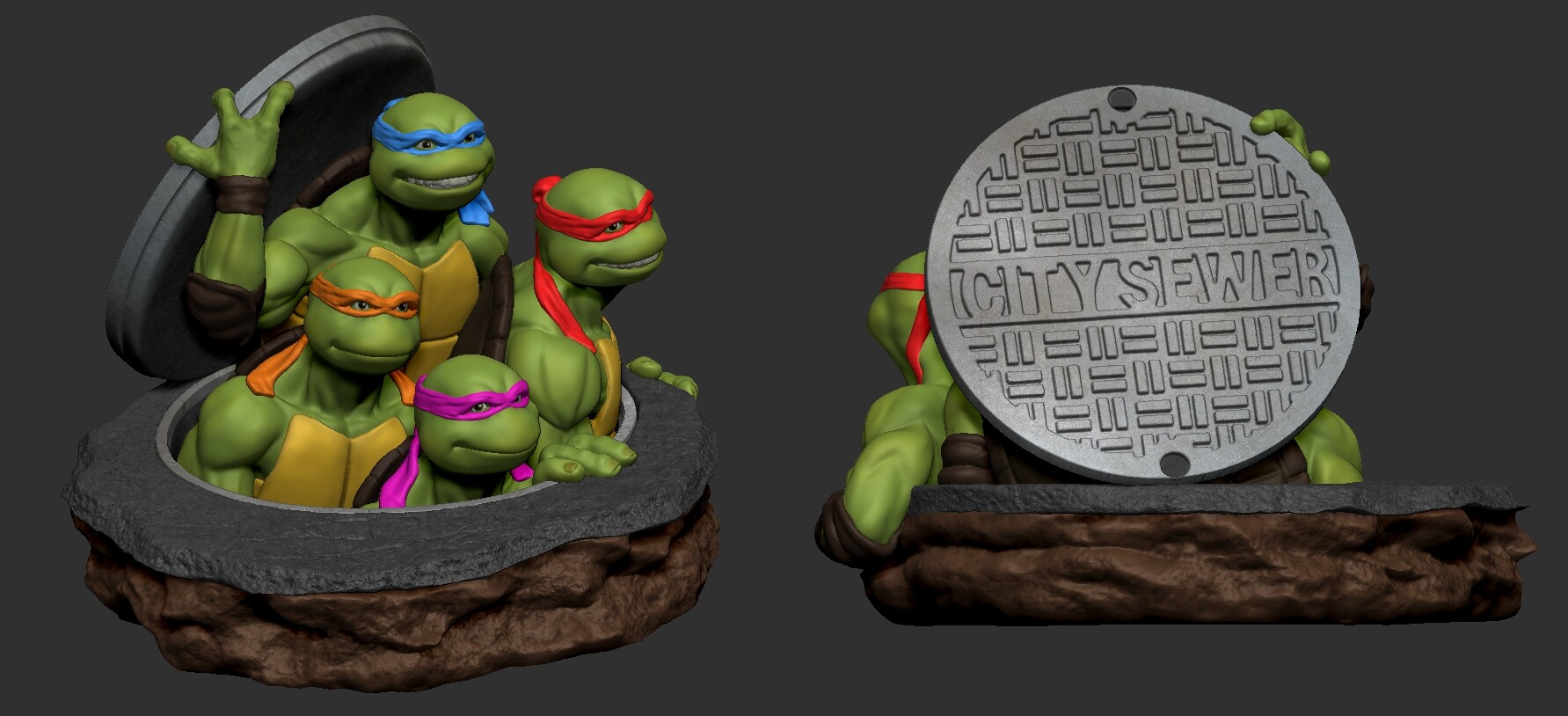Chrystian Jungles - april o'neil final statue