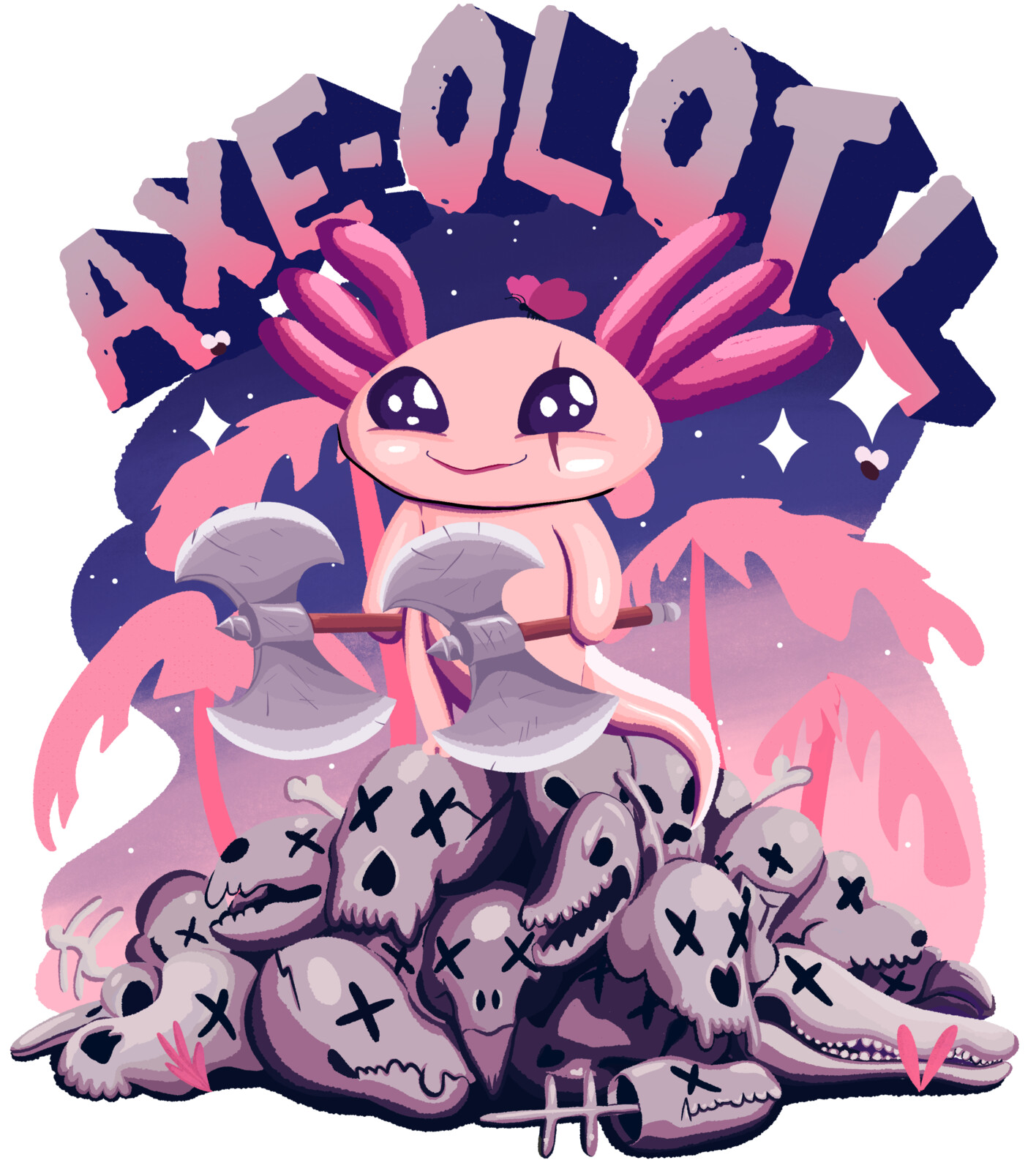 Axolotl animation and product design