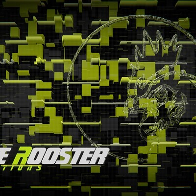 White rooster productions whiteroosterlogoglitch