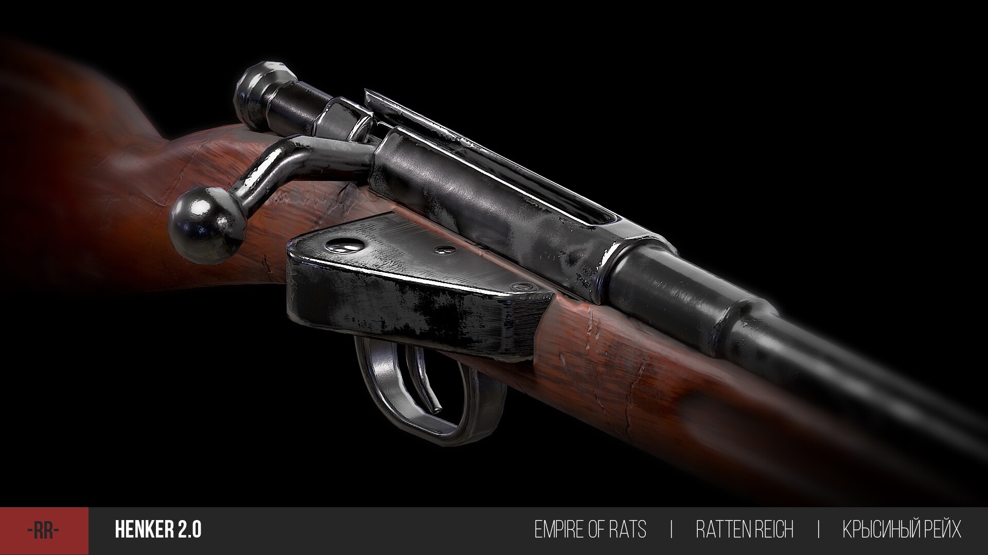 ArtStation - Gewehr Henker 2.0 for Game RattenReich (RTS)