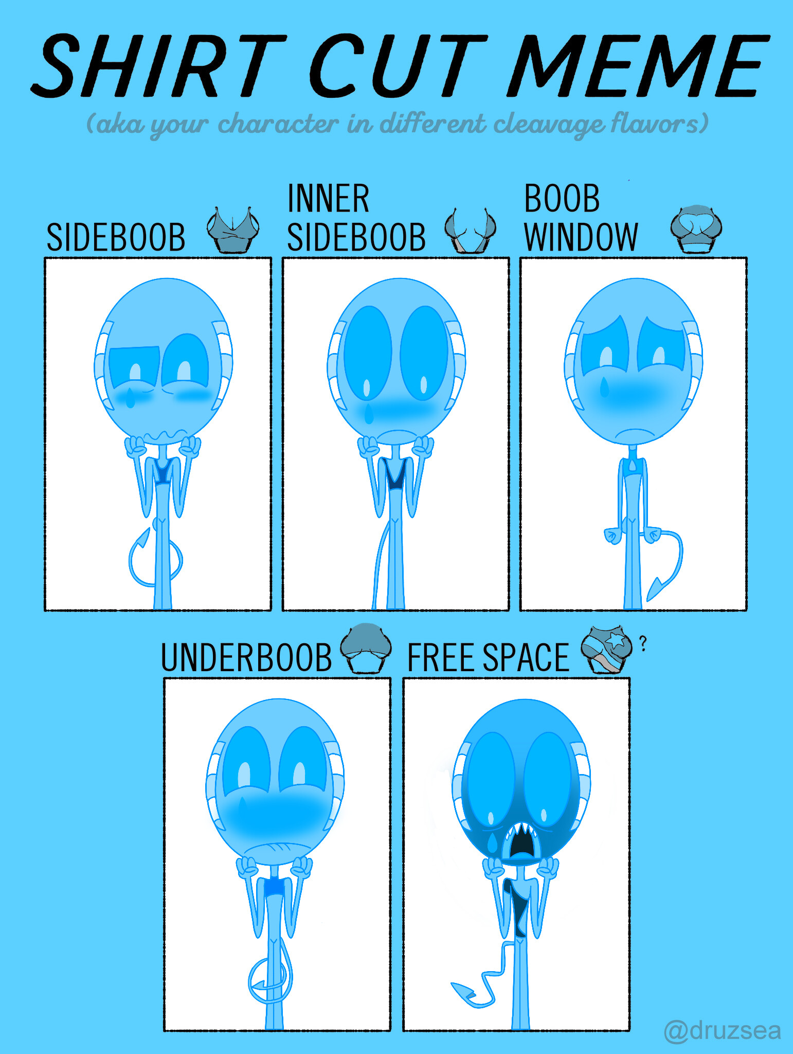 ArtStation Shirt Cut Meme Sad Demon