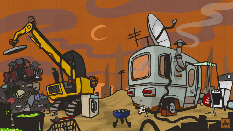 Scrapyard Background (2018)