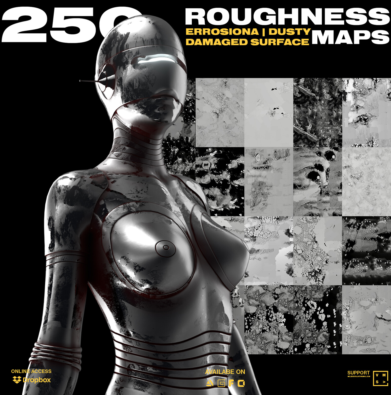 250 ROUGHNESS PERFECTION : ERROSIONA | DUSTY | DAMAGED SURFACE   [STORE]