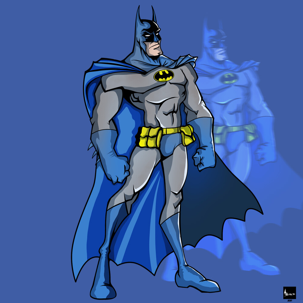 Leandro Sans - Batman cartoon style