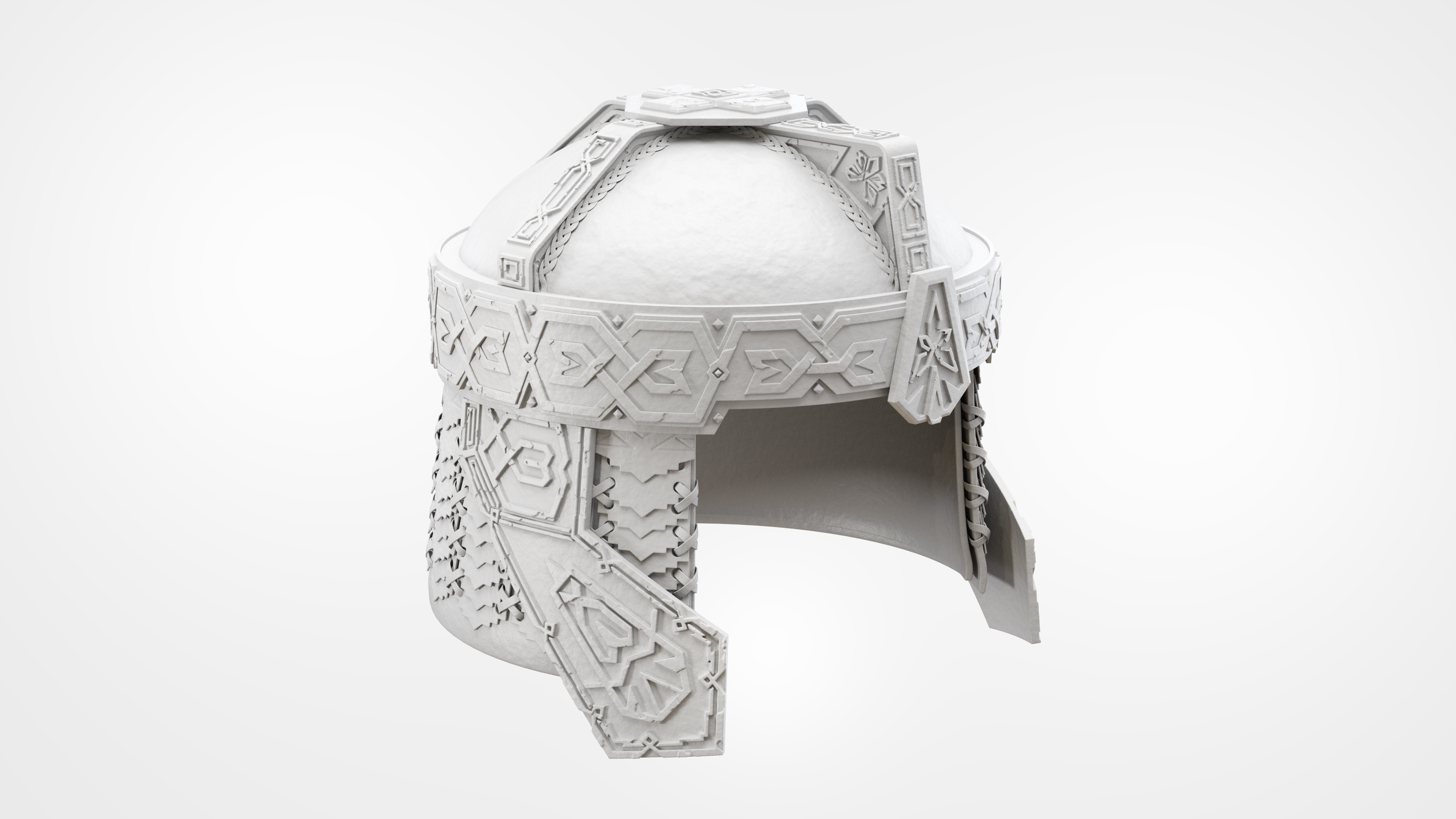 LoTR Gimli's Helmet - Procedural 3D modelling