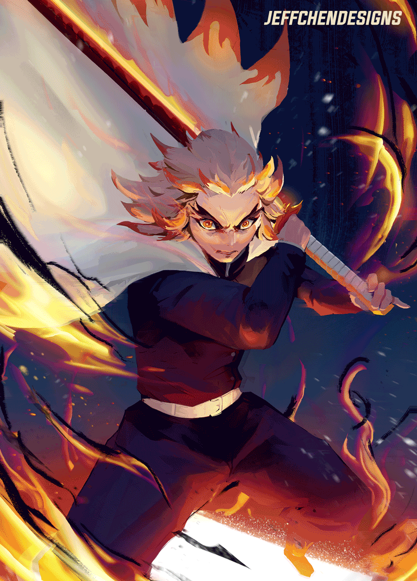 Artstation Rengoku Jeff Chen