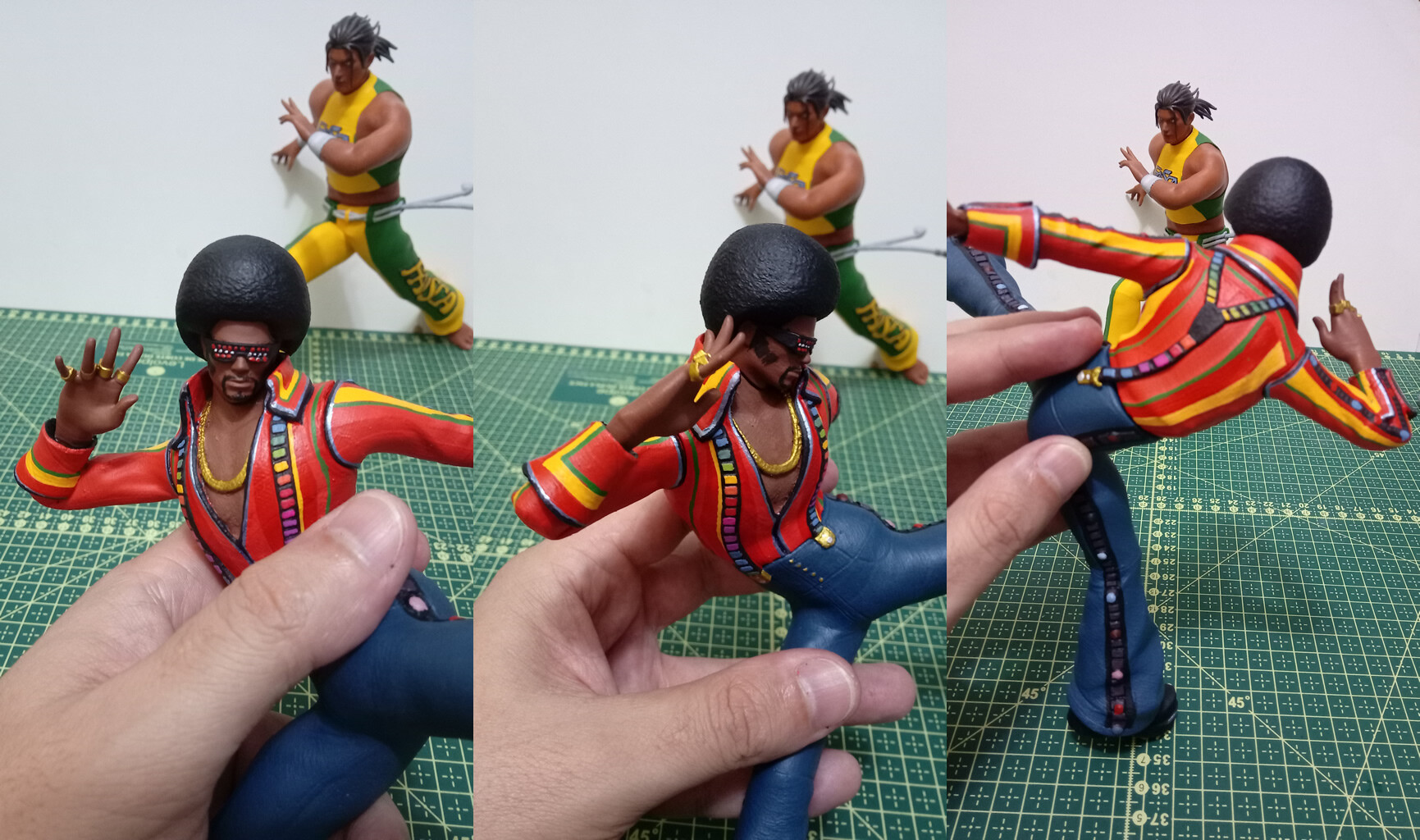 Damaia - Diorama Tekken: Eddy Gordo vs Tiger Jackson