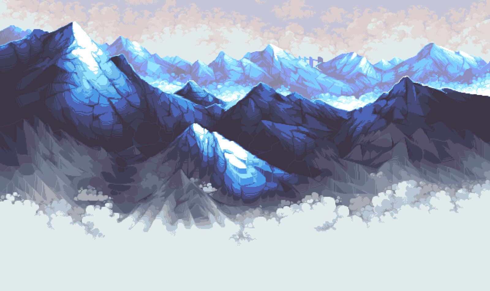 Mountains.