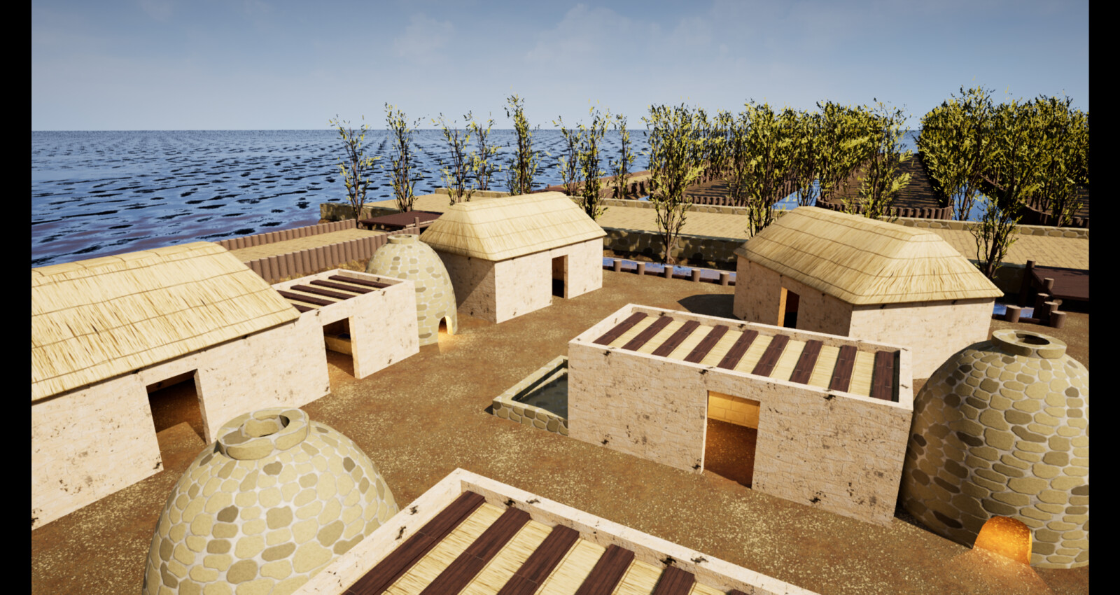 Peasant huts