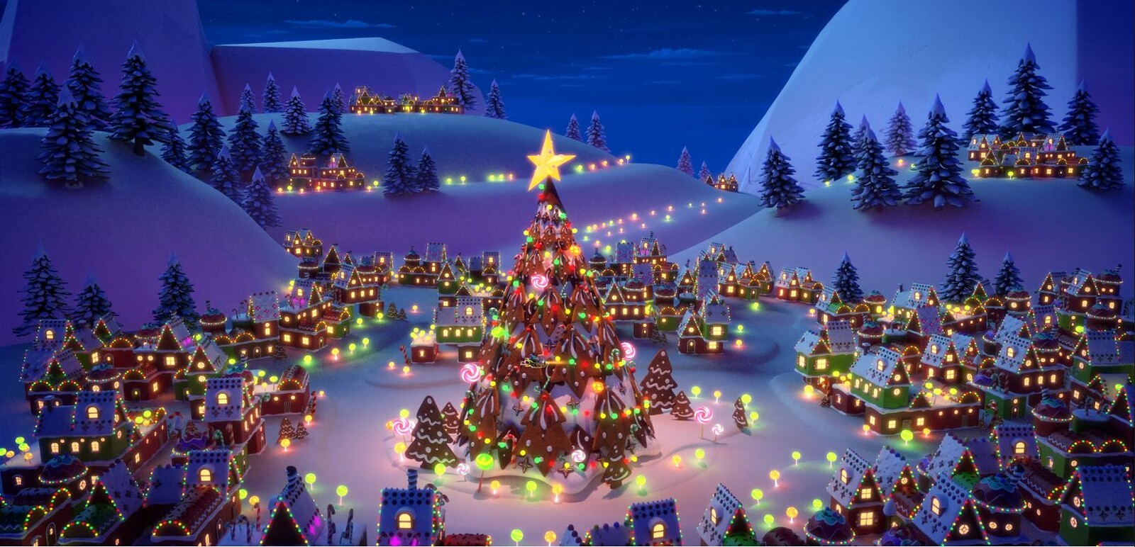 Did only the Christmas tree centerpiece and some sweets asset.