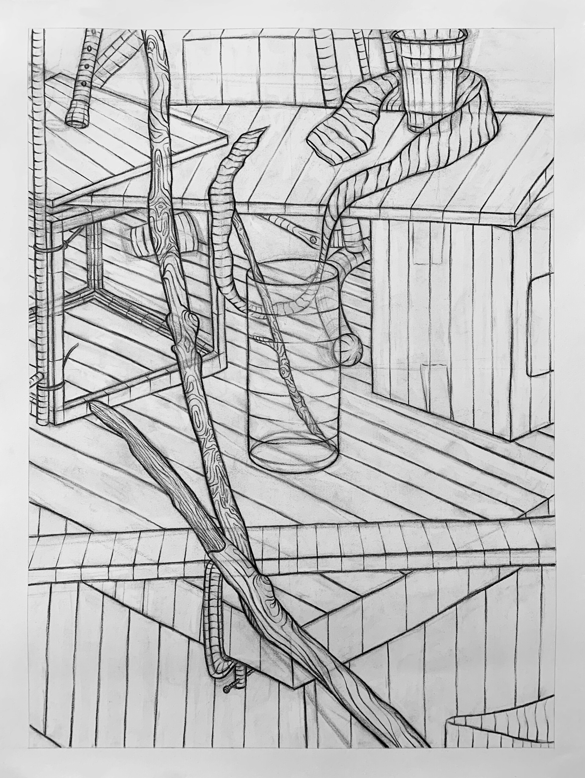 Artstation cross contour still life 2020 