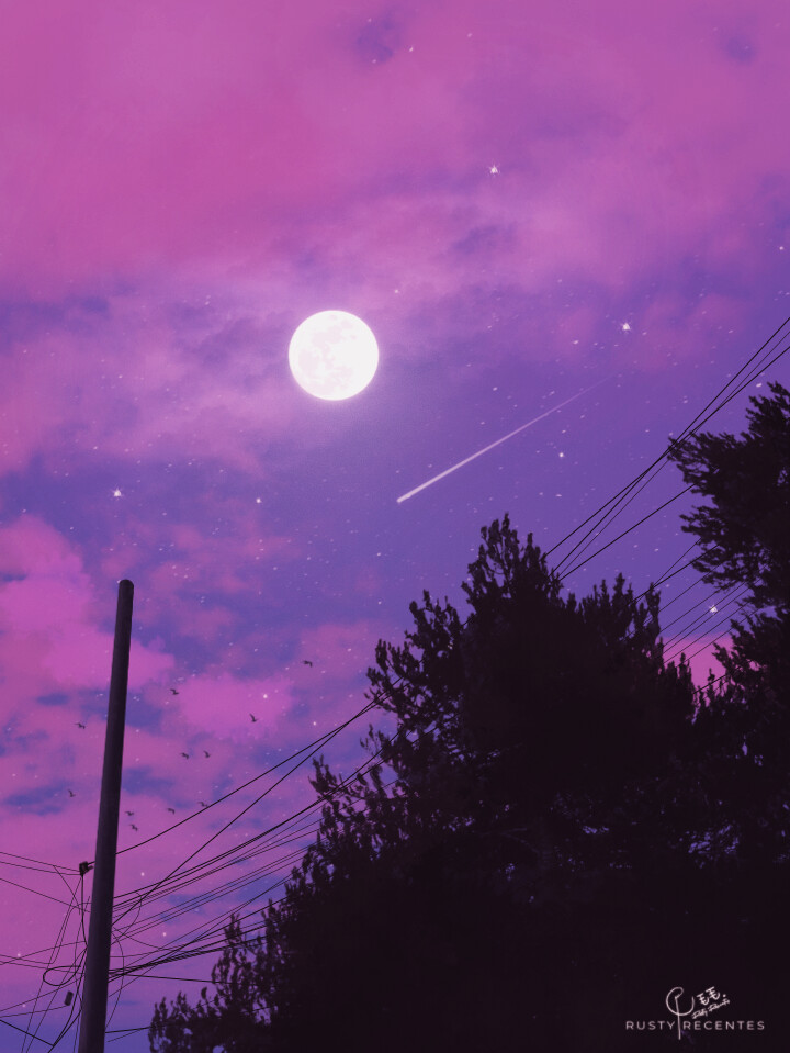 ArtStation - Purple Sky