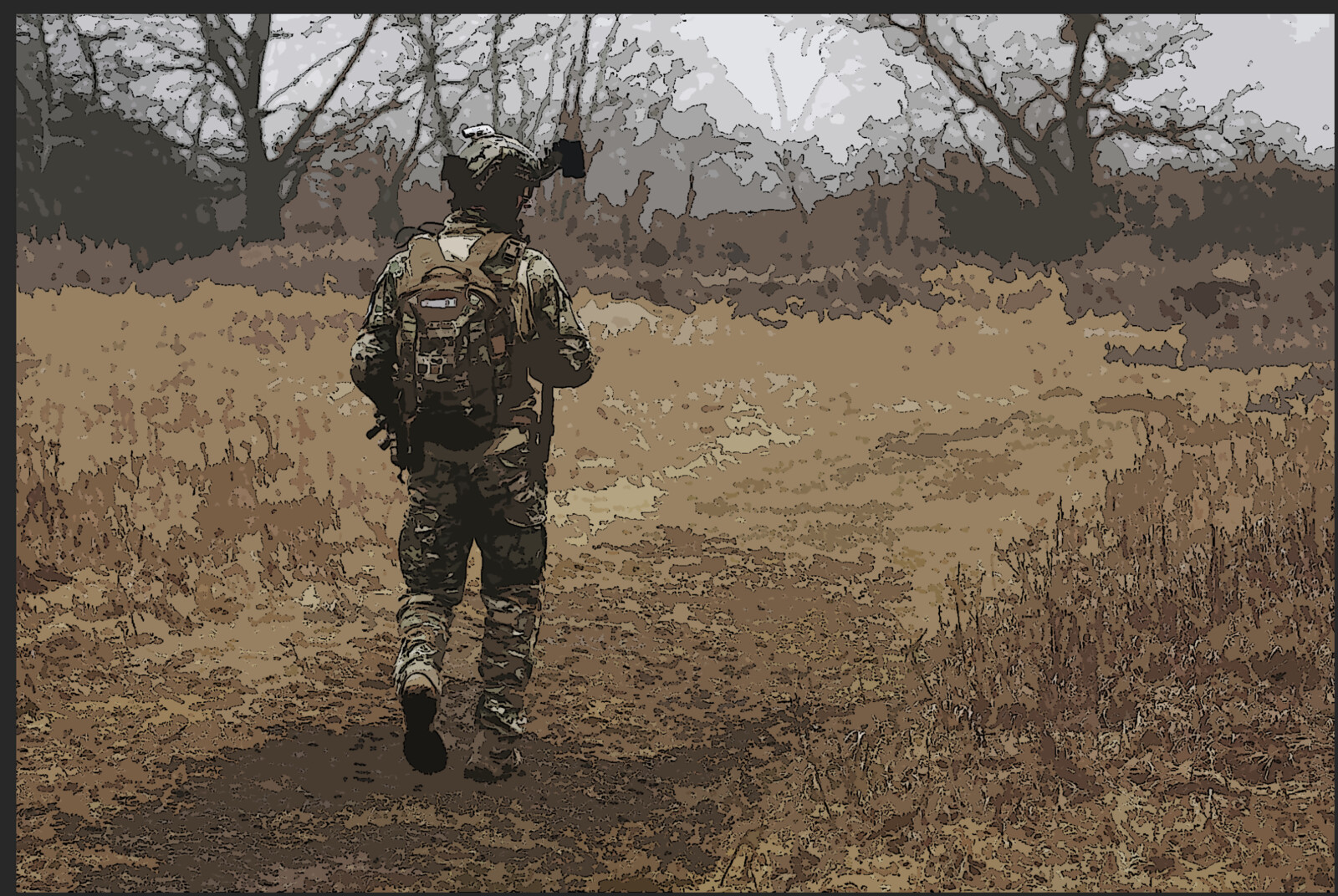 step6 Use multiply mode to combine graphics, and then clean up. You can continue painting on this basis, which is really very convenient.