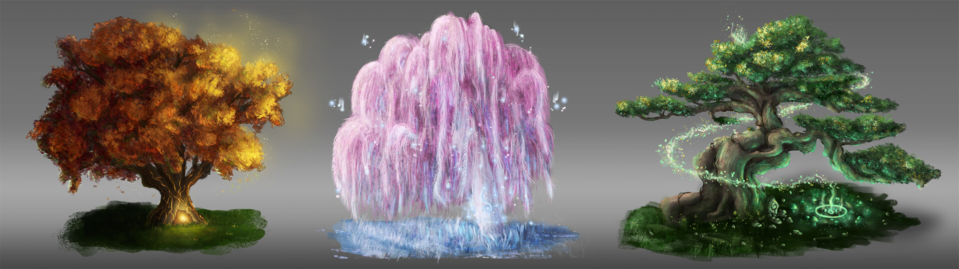 ArtStation - Magical trees - concepts