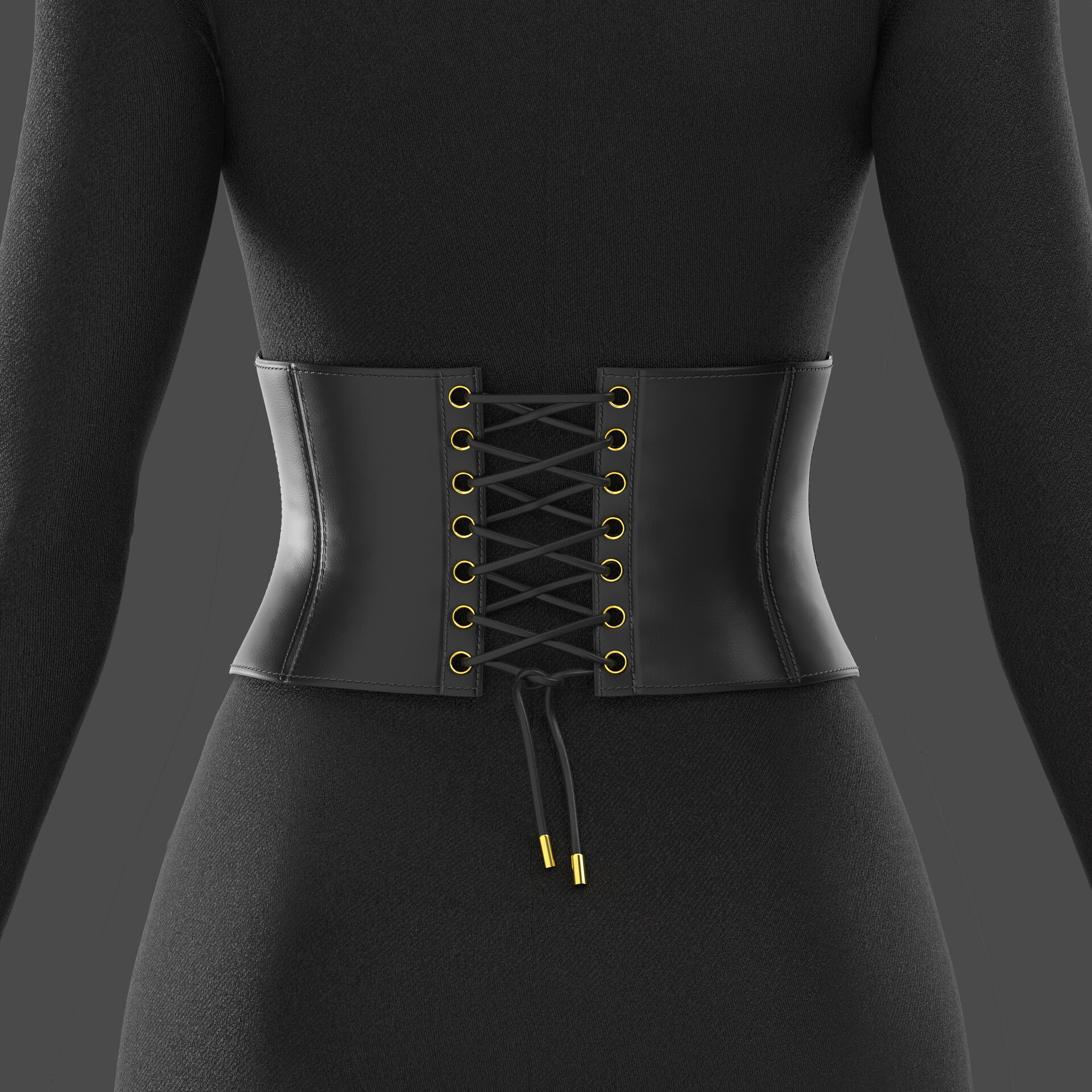 ArtStation - Corset Lacing