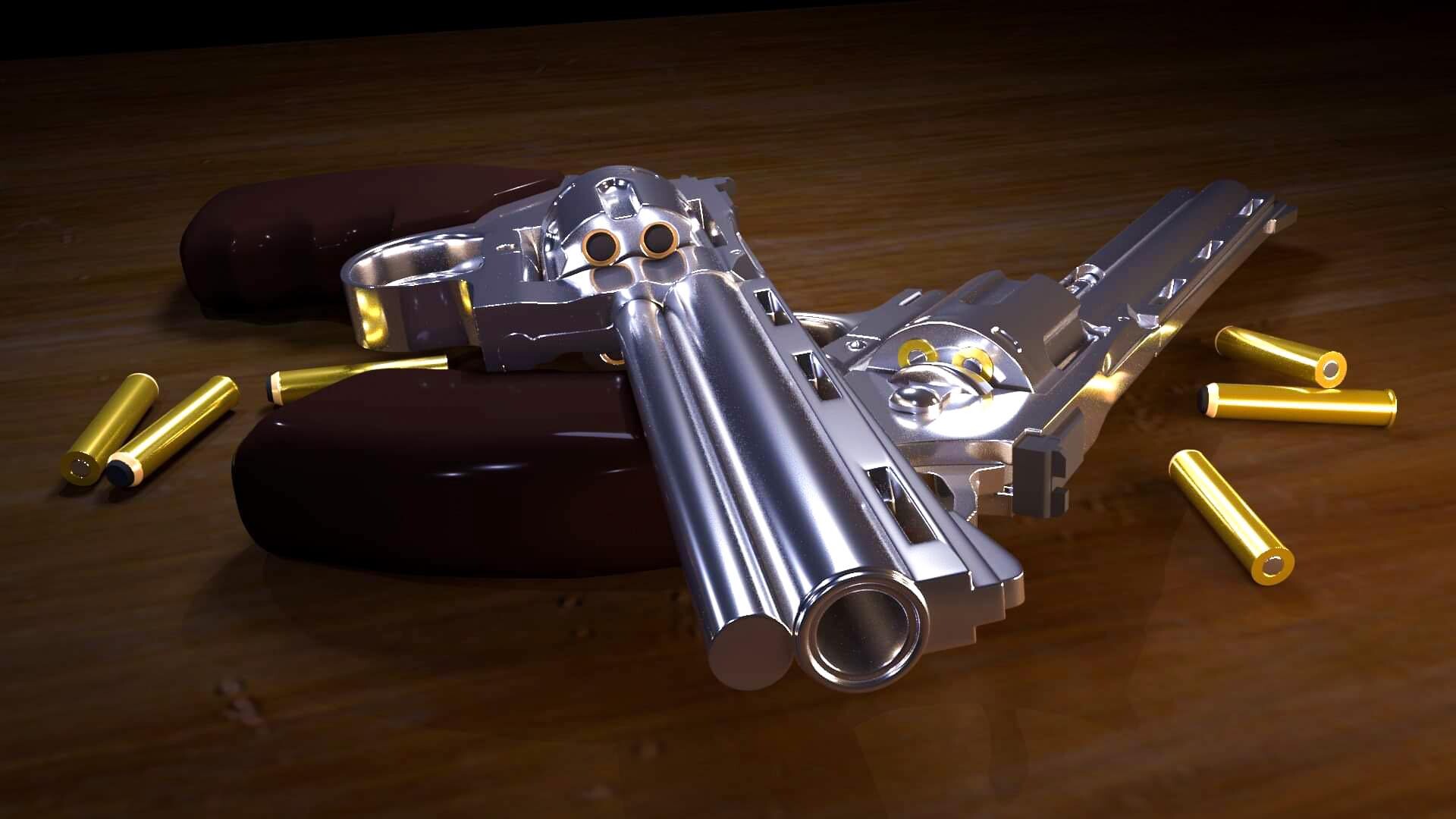 ArtStation - Python gun 3d