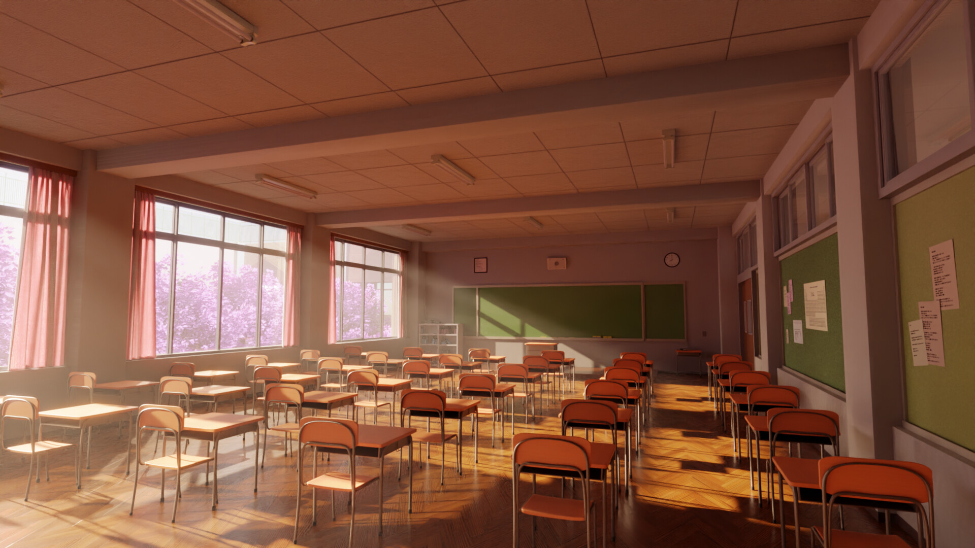 HD wallpaper: Anime, Girl, Classroom, School | Wallpaper Flare