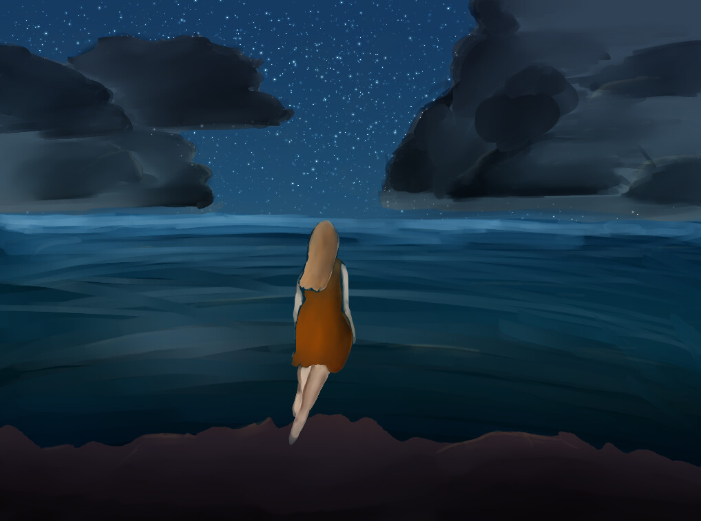 Josiah Dowdy Night Sky Procreate Practice