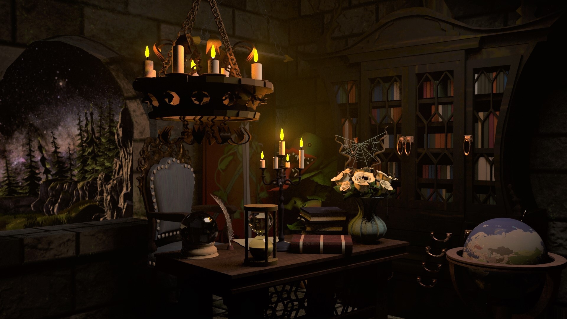Christopher Susanto - Castle 3D Fantasy Medieval Interior