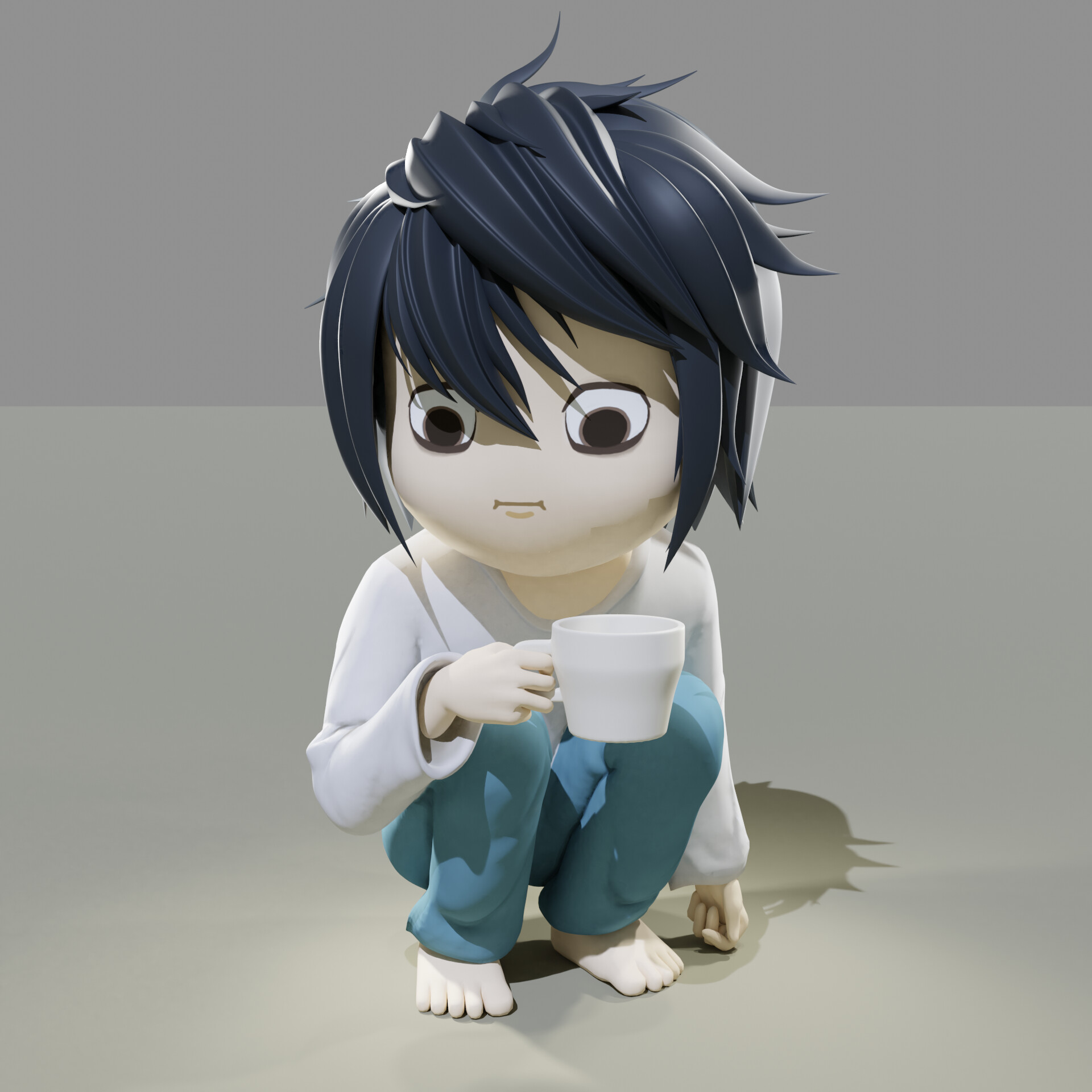 Artstation 3d l death note 