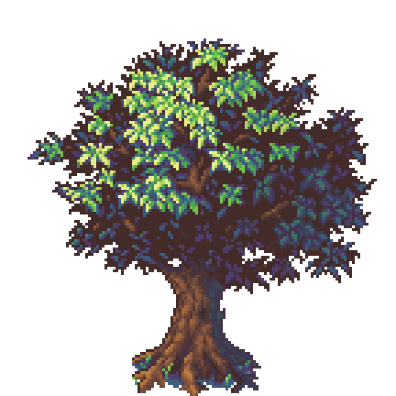 ArtStation - Pixel Tree